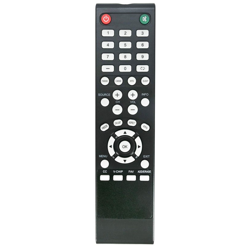 AULCMEET New Replace Remote Control Compatible with Seiki TV LC-24G82 Sc151fs LC-32G82 Sc552gs SE-222FS SC262FS SC391TS SE241TS SE391TS Se22hy01 SE501TS SE551GS SE60GY05 SC151FS SC32HT04 SC371TS SC461TS - Image 1